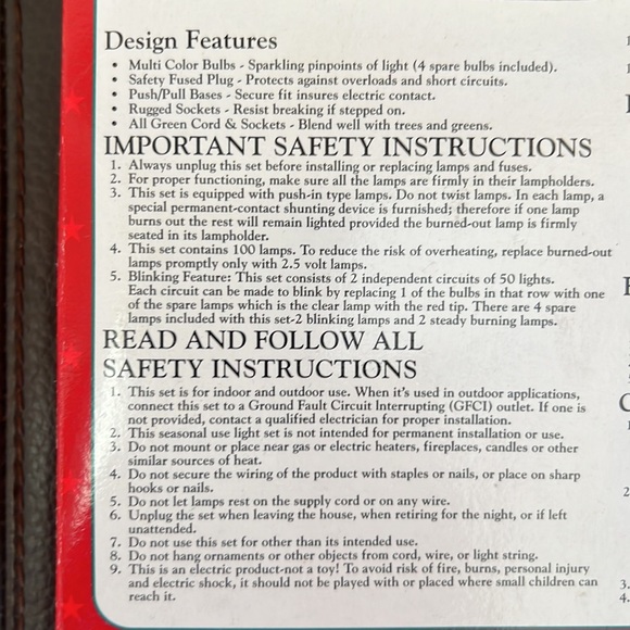 NWOT Christmas 100 Super Bright Multi Color Bulbs For Indoor/Outdoor Use - Picture 7 of 10